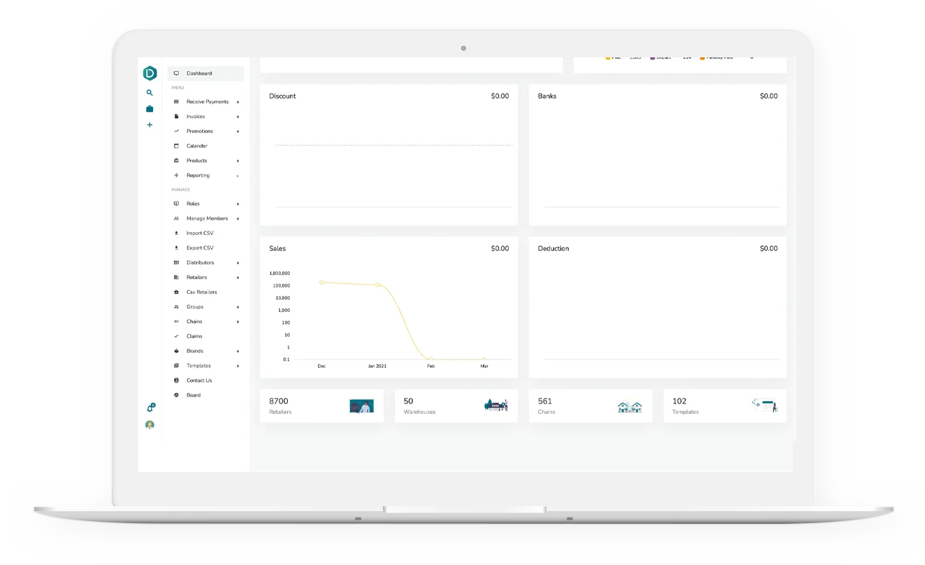 Deduction management system 