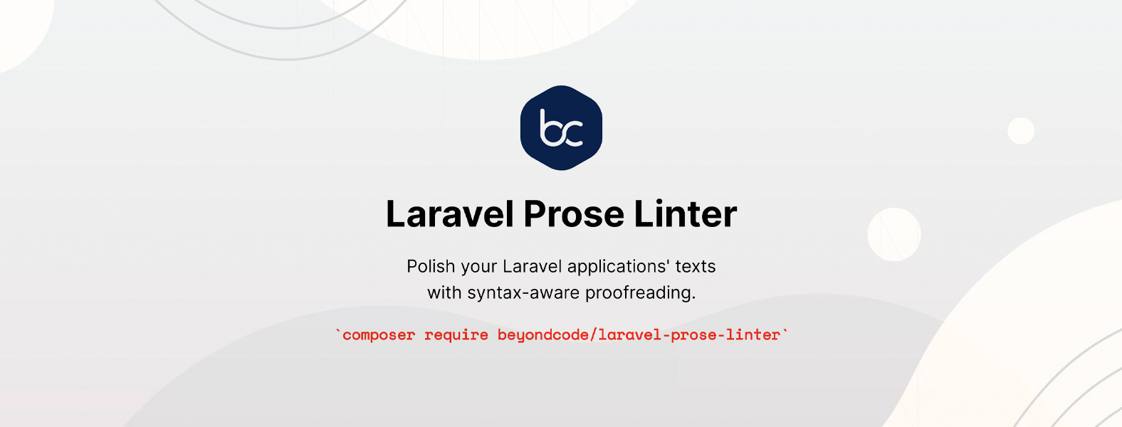 Laravel Prose Linter - A Syntax-aware Proofreading Tool