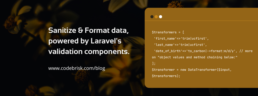 Sanitize & Format Your Data in Laravel with Transformer